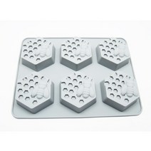 베이킹존 실리콘몰드-벌집몰드6구 (색상 렌덤)