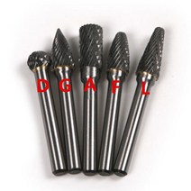 대리석연마6mm 샹크 1 pc 텅스텐 카바이드 밀링 커터 로타리 공구 Burr Dremel 용 더블 그레인 금속/대리석, 03 G6X10