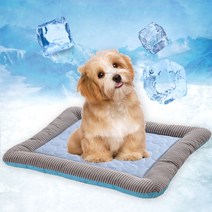 해피멍 반려동물 쿨매트 사각 여름 방석