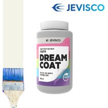 제비스코 드림코트 0.5L 벽지페인트 친환경 수성페인트, 화이트크림, 1개