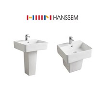 한샘 세면기 세면대 PB190 PB-190 부속포함 긴다리 반다리 시공가능, PB-190 반다리