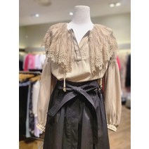 오즈세컨 레이스칼라 블라우스O22C8WBL007WD(2006903)
