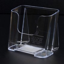 A6 꽂이 1단 아크릴리플렛꽂이 아크릴제작 브로셔꽂이 브로셔거치대 리플렛거치대 카탈로그꽂이 쇼파테이블 입간판 잡지거치대, 등받이
