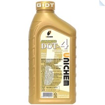 유니켐 브레이크액 DOT4 0.946L DOT-4 브레이크오일, 1통, 브레이크액 DOT-4 0.946L