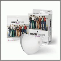 BTS방탄소년단 마스크 브리드 투게더 스탠다드 컬러 새부리형 +N95 도부 대형 (10매+10 일회용, 옐로우(10매)+(N95)대형10매