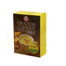 오뚜기 크루통 컵스프 콘크림 72g, 5개