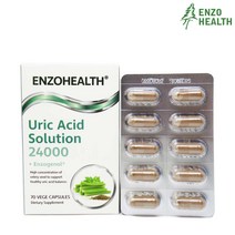엔조헬스 뉴질랜드 URIC ACID BALANCE 요산 밸런스 24000 요산배출 통풍영양제 70캡슐, 5개, 5개, 70개
