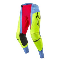 Alpinestars Techstar Rantera/Pneuma/Ocuri 남성용 모토크로스 팬츠 헤이즈 그레이/카모, 36, Mars Red/White/Black