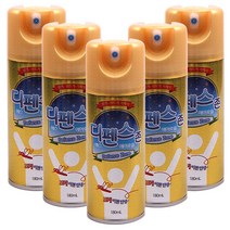 디펜스존 에스 에어로솔 180ml x5개 모기기피제 무향