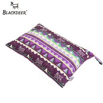 몽골텐트 캐노피천막 대형 Blackdeer 야외 베개 편안한 인도 디자인 휴대용 베개 여행 야외 캠핑 베개, 자주색