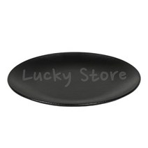 원형 접시 그릇 뷔페접시 멜라민 경사라 흰그릇 화이트 식당 레스토랑 업소용 식기 반찬그릇 찬기 - 30cm 멜라민 식당 중국집 분식 한식 중식 검정 하얀그릇, 매트원형-0206, 블랙