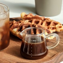 MJ 내열유리 에스프레소 추출 샷잔 B612 512128EA, 스마트피플 크로크441 샷잔_(100ml 2p)