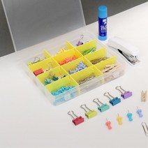 디폼 블럭 재료 보관용 칸칸 수납 보관함 9칸 20대여학생 클립보관함