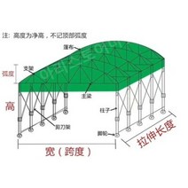 대형 천막 캐노피, 길이 10미터 폭 4미터 높이 2.5미터