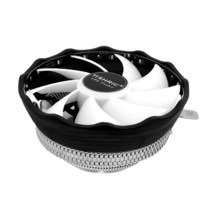 TISHRIC-CPU 쿨러 팬 RGB PWM 3 핀 컴퓨터 케이스 인텔 LGA 1700 X79 E5 AMD CPU 냉각, 01 WHITE_01 RGB_01 WHITE