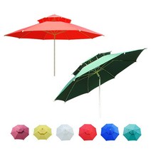 모벵스턴 대형 야외 캠핑 낚시 일반형 비치 파라솔 220, 대형(220cm) 파라솔 꺾임형_레드