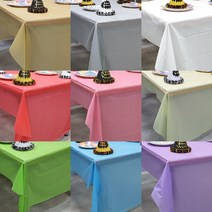 비닐 식탁복 일회용 테이블보 파티 용품, 그린