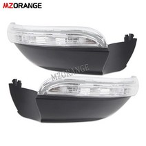 백미러 턴 시그널 라이트 for volkswagen jetta mk6 passat b7 cc beetle eos scirocco with yellow led 램프 윙 커버, 왼쪽과 오른쪽