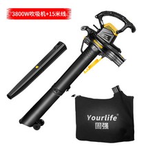 충전식 송풍기 청소기 흡입기 무선 유선 낙엽 세차 먼지 제거, C.유선/3800W흡입기+15m선 + 1개
