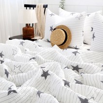 마이센스 시원한 시어서커 여름이불, 팝스타그레이