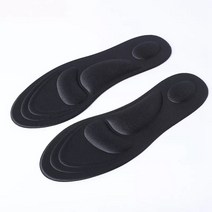 지간신경종깔창 4D 깔창 스트레치 탈취제 러닝 쿠션 발바닥용 남자 여자 신발 밑창 정형 외과 패드 메모리폼 충격 보호 달리기 발바닥 남성용 여성용, [02] EU40to43, [01] Black, Black_EU40to43