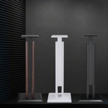 북쉘프 스피커 스탠드 플로어 거치 높이 조절 2개, 스피커스탠드 월넛 65-85cm
