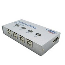 USB2.0프린터기공유기 4포트 수동선택스위치 셀렉터분배기 기업용 사무실복합기 디지털복사기