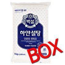 백설 박스 백설하얀설탕3kgx6, 박스/백설하얀설탕3kgx6