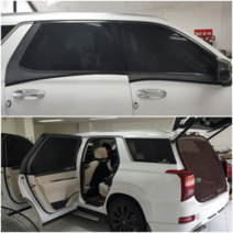 마이코지카 SUV 창문 트렁크 모기장 차박 방충망 캠핑 쏘렌토 팰리세이드 셀토스 올란도, 뒷좌석 모기장 / L사이즈 1개