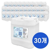 크로바 초순수 3차 살균 정제수 19L 묶음 반도체 UV살균 지게차배터리 가습기 멸균증류수 의료용 산업용 가정용, 30개, 19L x30(파렛+렙)