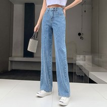 대박난박양 컬러 스팟 와이드진