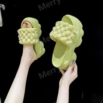 통굽 사무실슬리퍼 오피스 굽있는 키높이 가벼운 8cm