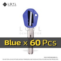 KTM 1050 RC8R 1190 RC8 R 1290 용 새로운 빈 키 오토바이 교체 슈퍼 듀크 ADV 어드벤처 엠베리 언컷 블레이드 60 피스, CHINA_60 PCS Blue