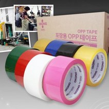 강력 오피스 사무용품 OPP 다용도 짐포장, 1개, [중포장]오공테이프 핑크50미터