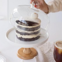 노르딕 우드 케이크 스탠드 빈티지 반찬 찬기 리빙, 스탠드 단품