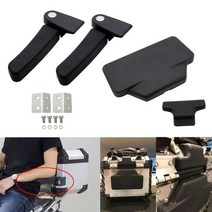 오토바이탑박스 등받이 브라켓 배달 알루미늄 오토바이 승객 팔걸이 승객 후면 접이식 탑 케이스 박스 뒷좌석, 세트