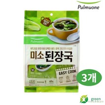 풀무원 미소된장국, 3개, 40g