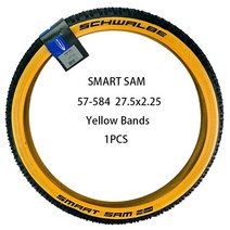 Schwalbe 자전거 타이어 smart sam 29x2.25 초경량 안티 천공 27.5x2.25 mtb 와이어 타이어 사이클링 장비, 1개 27.5x2.25
