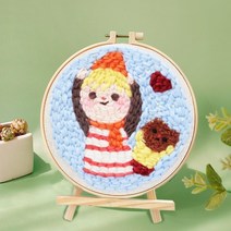 브랜드미 DIY 자수 펀치 니들 뜨개질세트 특가세일, 겨울, 1세트