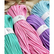 5.5mm 100yard 1kg 대용량 청키 우동실 / 파라코드 우동끈 네트백 뜨기 / 굵은로프 마크라메실, No.7, 1개