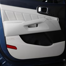 카디즈 쏘렌토 MQ4 풀체인지 튜닝용품 가죽도어커버, 각인A, 블랙, 기아