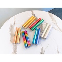 포일아트 캘리그라피 포일종이 포일지 롤타입 열펜용 글루펜용, 레인보우