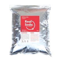 리얼소다 베이킹소다 프리미엄 5kg 대용량 천연세제 세탁 식용베이킹소다 식소다 파우더, 베이킹소다  5kg