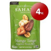 리암마켓 Sahale Snacks 사헬 스낵 아몬드 트레일 믹스 망고 탱고 227g 1팩, 4팩