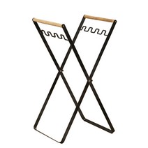 모나코올리브 우든 철제 스텐딩 분리수거 비닐봉투 홀더, 우든 스텐딩 봉투 홀더, 4P