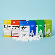 드로잉오뉴 X 동국제약 자일리팝 3봉 6봉 / 자일리톨 캔디 무설탕 사탕 아기 유아 양치 치카 제로슈가, 6봉_민트 6봉 N29