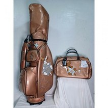 [엠유스포츠] 엠유 TLCB212 골프백세트(캐디백과 보스턴백) 전시상품, 상세 설명 참조