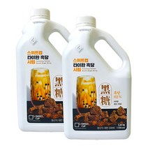 스위트컵 타이완 흑당시럽 2.65kg 2개세트, 2개