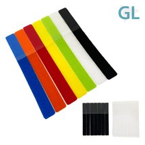 전선정리 벨크로 타이 찍찍이 18CM 7PCS 화이트 DP018, 1