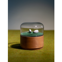 지브리 오르골 뮤직박스 ost 피아노 여자친구 기억에남는 선물 태엽 원목 오로골 수동, 양과 초원